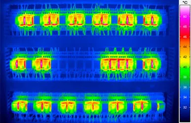 thermal imaging to inspect electrical installations