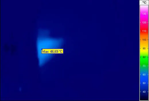 Thermografie Airbag-Explosion Zündphase