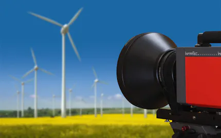 Einsatz der Thermografie zur Optimierung von installierten Windkraftanlagen - Bildnachweis: © visdia / Fotolia.com 
