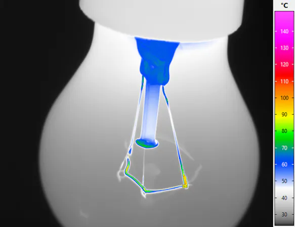 spectral thermography through glas spectral thermography through glas