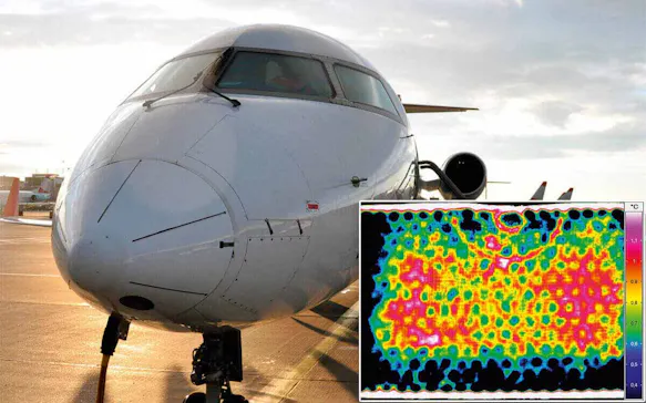 Active thermography for aircraft engineering - Picture Credits: © Jaros / Fotolia.com