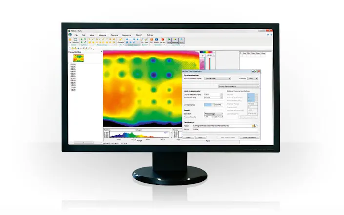 Active thermography software IRBIS 3