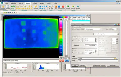 Active thermography software IRBIS 3
