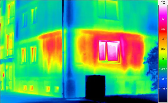 Building thermography - Building before the renovation