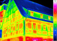 Building thermography - framework house