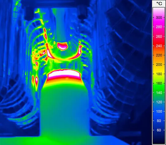 Reactor monitoring with thermal imaging