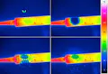 Thermal image of a soldering iron when a drop of water strikes Thermal image of a soldering iron when a drop of water strikes