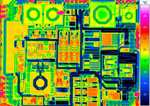 Micro-thermography microchip