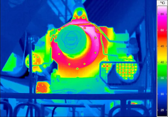 thermal imaging mechanical assembly bearing thermal imaging mechanical assembly bearing