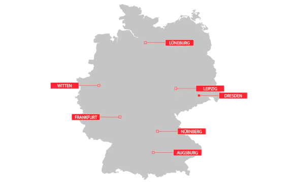 InfraTec technische Büros Deutschland und Österreich