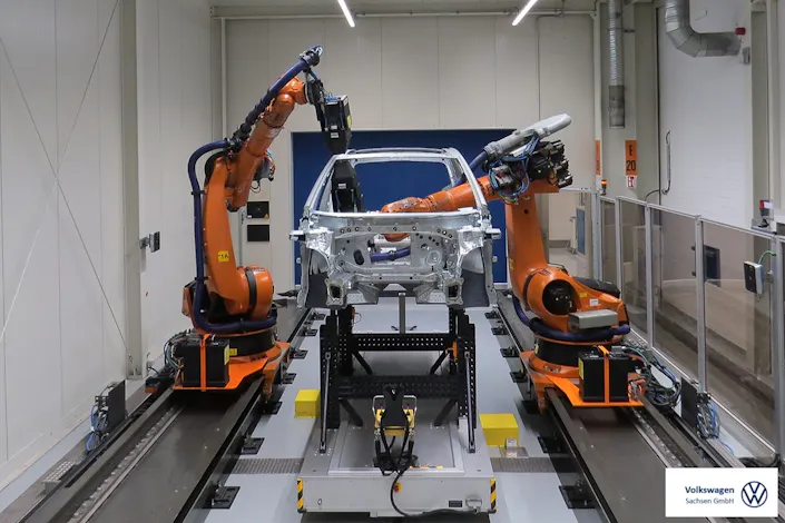 Test cell at VW